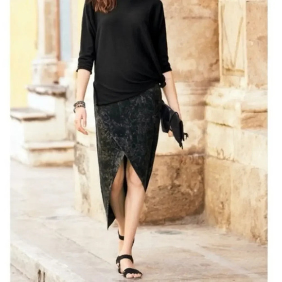 Peruvian Connection Lotus Pima Cotton Skirt Size M - Picture 3 of 9